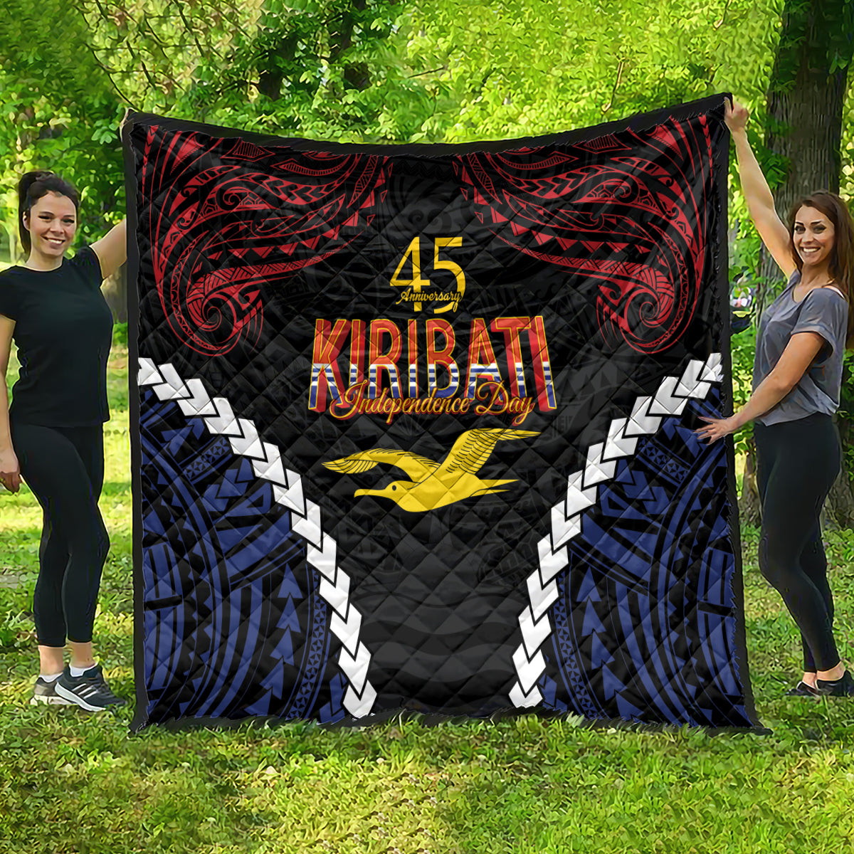 Kiribati 45th Anniversary Independence Day Quilt Since 1979 LT9 - Polynesian Pride
