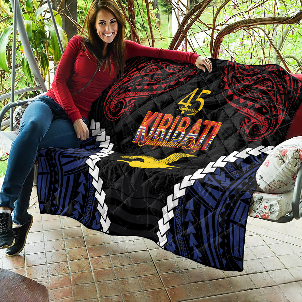 Kiribati 45th Anniversary Independence Day Quilt Since 1979 LT9 - Polynesian Pride
