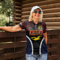 Kiribati 45th Anniversary Independence Day Women Polo Shirt Since 1979 LT9 - Polynesian Pride