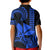 Custom King Kamehameha Day Hawaii Kid Polo Shirt Paradise of the Pacific Tribal Kakau - Blue LT9 - Polynesian Pride