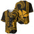 Custom King Kamehameha Day Hawaii Baseball Jersey Paradise of the Pacific Tribal Kakau - Gold LT9 - Polynesian Pride