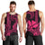 Custom King Kamehameha Day Hawaii Men Tank Top Paradise of the Pacific Tribal Kakau - Pink LT9 - Polynesian Pride