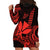 Custom King Kamehameha Day Hawaii Hoodie Dress Paradise of the Pacific Tribal Kakau - Red LT9 - Polynesian Pride