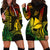 Custom King Kamehameha Day Hawaii Hoodie Dress Paradise of the Pacific Tribal Kakau - Reggae LT9 - Polynesian Pride