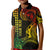 Custom King Kamehameha Day Hawaii Kid Polo Shirt Paradise of the Pacific Tribal Kakau - Reggae LT9 Kid Reggae - Polynesian Pride