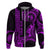 Custom King Kamehameha Day Hawaii Hoodie Paradise of the Pacific Tribal Kakau Purple LT9 Zip Hoodie Purple - Polynesian Pride