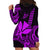 Custom King Kamehameha Day Hawaii Hoodie Dress Paradise of the Pacific Tribal Kakau - Purple LT9 - Polynesian Pride