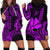 Custom King Kamehameha Day Hawaii Hoodie Dress Paradise of the Pacific Tribal Kakau - Purple LT9 - Polynesian Pride