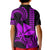 Custom King Kamehameha Day Hawaii Kid Polo Shirt Paradise of the Pacific Tribal Kakau - Purple LT9 - Polynesian Pride