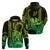 King Kamehameha Day Hawaii Hoodie Paradise of the Pacific Tribal Kakau with Kanaka Maoli Lime LT9 - Polynesian Pride