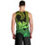 King Kamehameha Day Hawaii Men Tank Top Paradise of the Pacific Tribal Kakau with Kanaka Maoli - Lime LT9 - Polynesian Pride