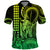 King Kamehameha Day Hawaii Polo Shirt Paradise of the Pacific Tribal Kakau with Kanaka Maoli Lime LT9 Lime - Polynesian Pride