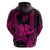 King Kamehameha Day Hawaii Hoodie Paradise of the Pacific Tribal Kakau with Kanaka Maoli Pink LT9 - Polynesian Pride