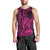 King Kamehameha Day Hawaii Men Tank Top Paradise of the Pacific Tribal Kakau with Kanaka Maoli - Pink LT9 - Polynesian Pride