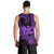 King Kamehameha Day Hawaii Men Tank Top Paradise of the Pacific Tribal Kakau with Kanaka Maoli - Purple LT9 - Polynesian Pride