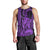 King Kamehameha Day Hawaii Men Tank Top Paradise of the Pacific Tribal Kakau with Kanaka Maoli - Purple LT9 - Polynesian Pride