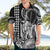 Custom King Kamehameha Day Hawaii Hawaiian Shirt Paradise of the Pacific Tribal Kakau with Kanaka Maoli - White LT9 - Polynesian Pride