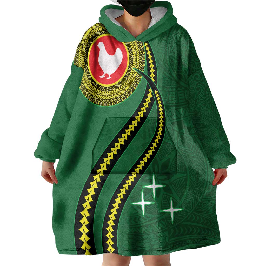 Manua Islands Polynesian Style Wearable Blanket Hoodie LT9 - Polynesian Pride