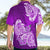 Polynesian Hawaiian Shirt Pacific Flower Mix Floral Tribal Tattoo Purple Vibe LT9 - Polynesian Pride