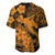 Aloha Hawaii Baseball Jersey Hammerhead Shark Tattoo Polynesian Summer - Gold LT9 - Polynesian Pride