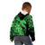 Aloha Hawaii Kid Hoodie Hammerhead Shark Tattoo Polynesian Summer - Green LT9 - Polynesian Pride