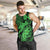 Aloha Hawaii Men Tank Top Hammerhead Shark Tattoo Polynesian Summer - Green LT9 - Polynesian Pride