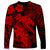 Aloha Hawaii Long Sleeve Shirt Hammerhead Shark Tattoo Polynesian Summer - Red LT9 - Polynesian Pride