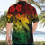 Aloha Hawaii Hawaiian Shirt Hammerhead Shark Tattoo Polynesian Summer - Reggae LT9 - Polynesian Pride