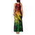 Aloha Hawaii Tank Maxi Dress Hammerhead Shark Tattoo Polynesian Summer - Reggae LT9 - Polynesian Pride