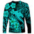 Aloha Hawaii Long Sleeve Shirt Hammerhead Shark Tattoo Polynesian Summer - Turquoise LT9 - Polynesian Pride