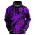 Aloha Hawaii Hoodie Hammerhead Shark Tattoo Polynesian Summer - Violet LT9 - Polynesian Pride