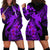 Aloha Hawaii Hoodie Dress Hammerhead Shark Tattoo Polynesian Summer - Violet LT9 - Polynesian Pride