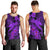 Aloha Hawaii Men Tank Top Hammerhead Shark Tattoo Polynesian Summer - Violet LT9 - Polynesian Pride