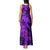 Aloha Hawaii Tank Maxi Dress Hammerhead Shark Tattoo Polynesian Summer - Violet LT9 - Polynesian Pride