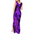 Aloha Hawaii Tank Maxi Dress Hammerhead Shark Tattoo Polynesian Summer - Violet LT9 - Polynesian Pride