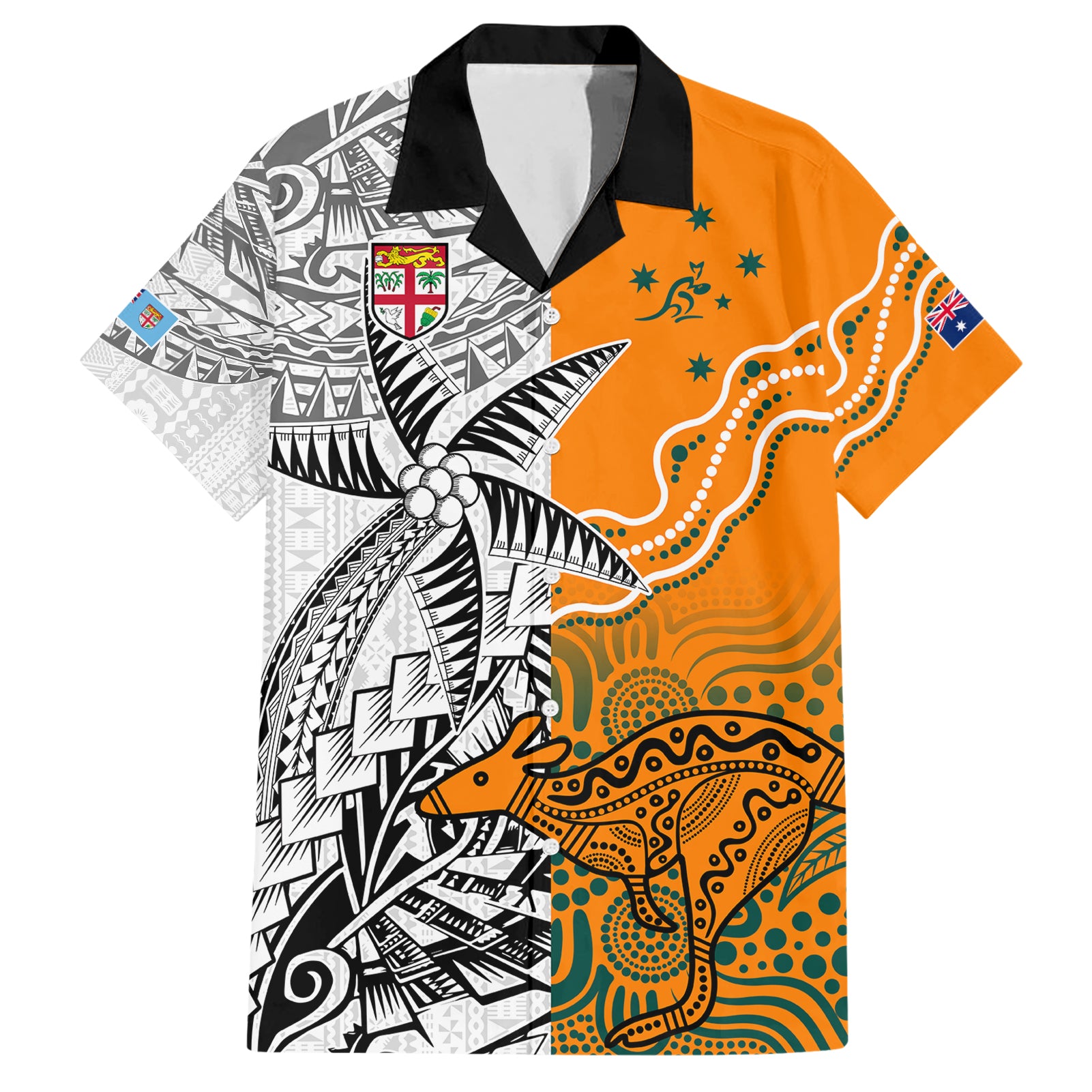 personalised-fiji-australia-rugby-hawaiian-shirt-world-cup-2023-polynesia-tapa-mixed-indigenous-aboriginal