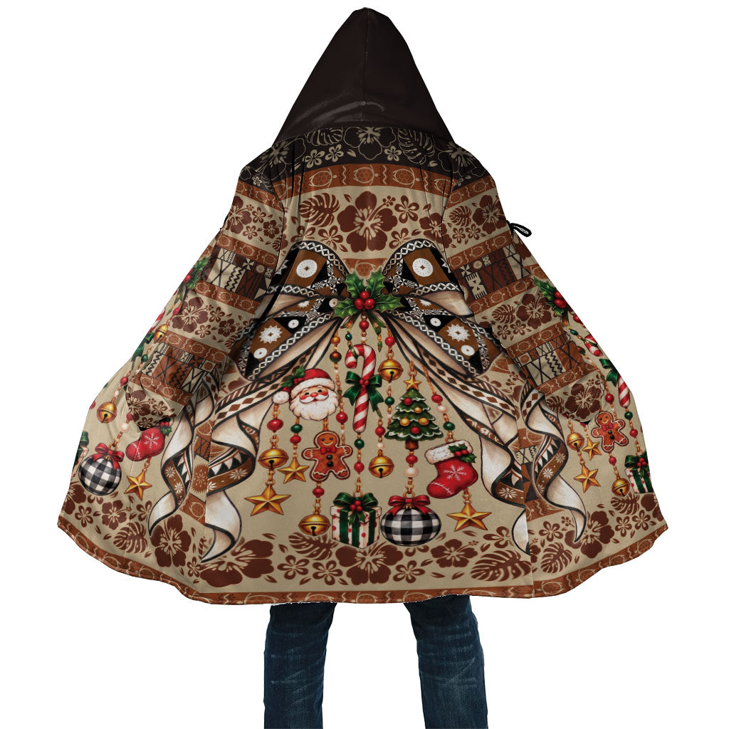 Fiji Masi Christmas Bow Cloak Fijian Tribal inspired Christmas