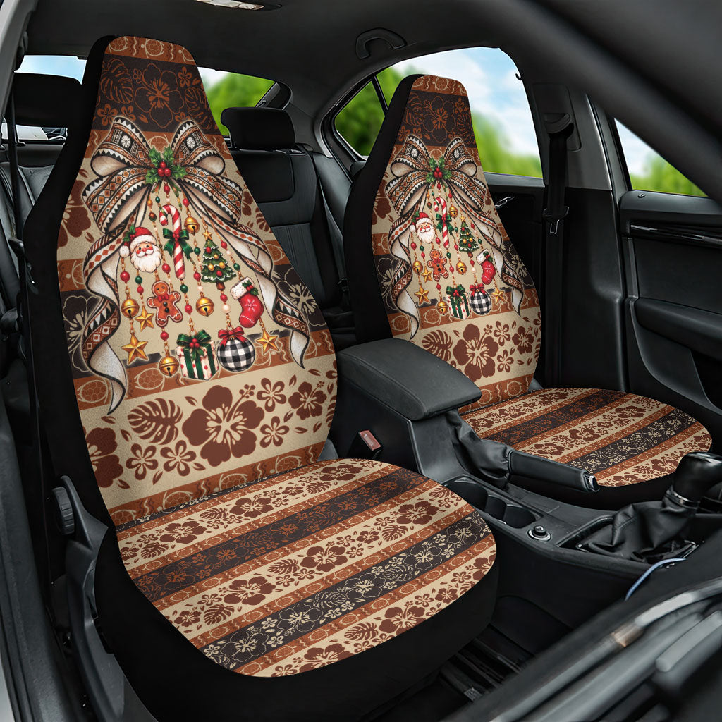 Fiji Masi Christmas Bow Car Seat Cover Marau na Kerisimasi