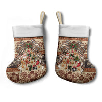 Fiji Masi Christmas Bow Christmas Stocking Marau na Kerisimasi