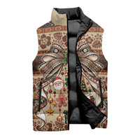 Fiji Masi Christmas Bow Sleeveless Puffer Jacket Marau na Kerisimasi