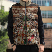 Fiji Masi Christmas Bow Sleeveless Puffer Jacket Marau na Kerisimasi