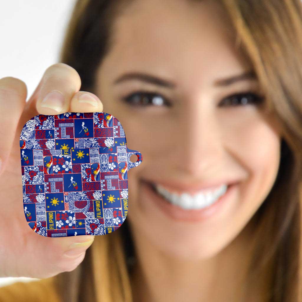 Filipino Maligayang Pasko AirPods Case Pacific Patchwork Xmas Vibes LT9 - Polynesian Pride