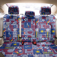 Filipino Maligayang Pasko Back Car Seat Cover Pacific Patchwork Xmas Vibes LT9 - Polynesian Pride