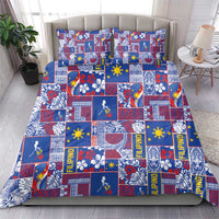 Filipino Maligayang Pasko Bedding Set Pacific Patchwork Xmas Vibes LT9 - Polynesian Pride