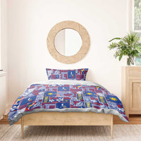 Filipino Maligayang Pasko Bedding Set Pacific Patchwork Xmas Vibes LT9 - Polynesian Pride