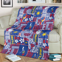 Filipino Maligayang Pasko Blanket Pacific Patchwork Xmas Vibes LT9 - Polynesian Pride