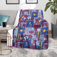 Filipino Maligayang Pasko Blanket Pacific Patchwork Xmas Vibes LT9 - Polynesian Pride