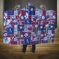 Filipino Maligayang Pasko Hooded Blanket Pacific Patchwork Xmas Vibes LT9 - Polynesian Pride