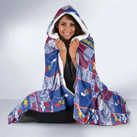 Filipino Maligayang Pasko Hooded Blanket Pacific Patchwork Xmas Vibes LT9 - Polynesian Pride