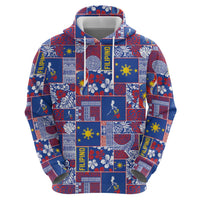 Filipino Maligayang Pasko Hoodie Pacific Patchwork Xmas Vibes LT9 - Polynesian Pride